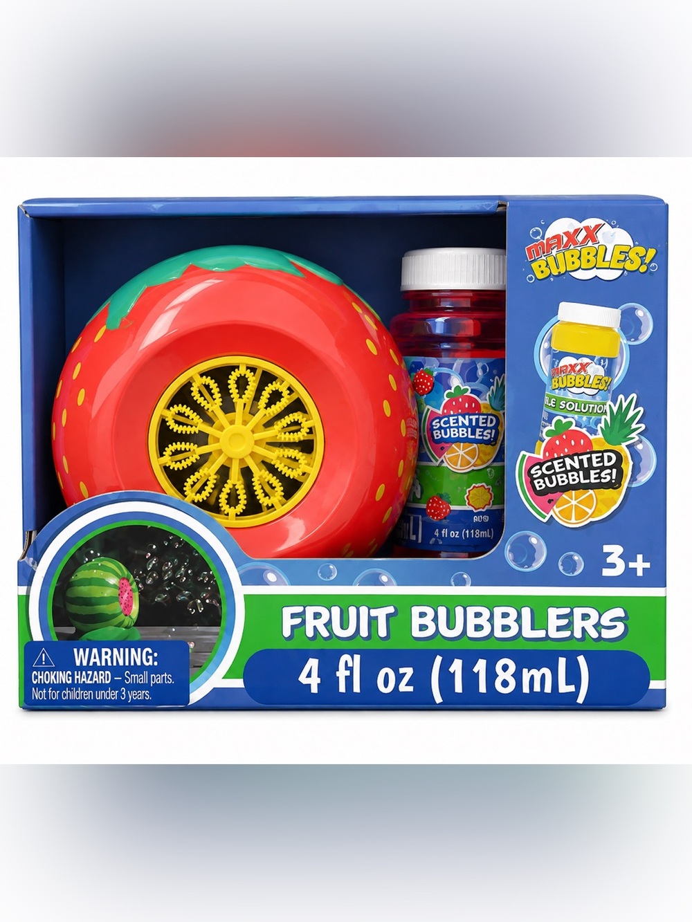 Fruit Bubblers Bubble Maker Toy - Red and Green
